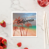 California Paper Napkin Serviette (Beispiel)