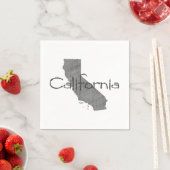 California Paper Party Napkins Serviette (Beispiel)