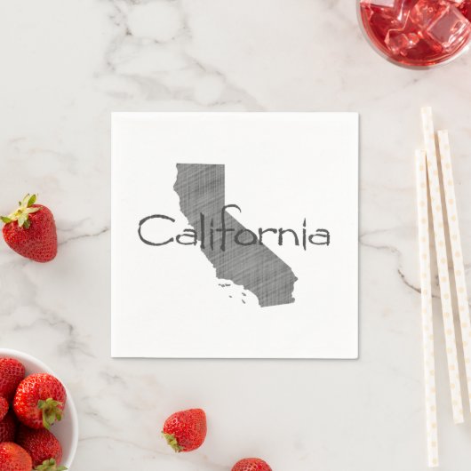 California Paper Party Napkins Serviette (Beispiel)