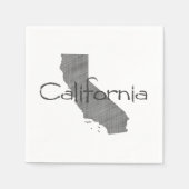 California Paper Party Napkins Serviette (Vorderseite)