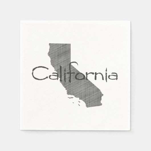 California Paper Party Napkins Serviette (Vorderseite)