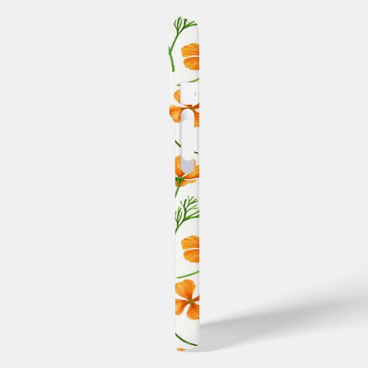 California Pappi, sommerliche Blume, Orange Case-Mate iPhone Hülle (Rückseite / Links)