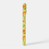 California Pappi, sommerliche Blume, Orange iPhone 15 Hülle (Rechte Seite)