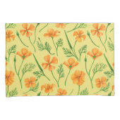 California Pappi, sommerliche Blume, Orange Kissenbezug (Vorderseite-Rechts)