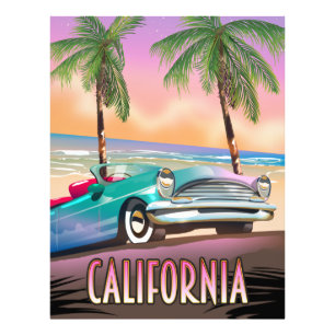 California Paradise Sunset Fotodruck