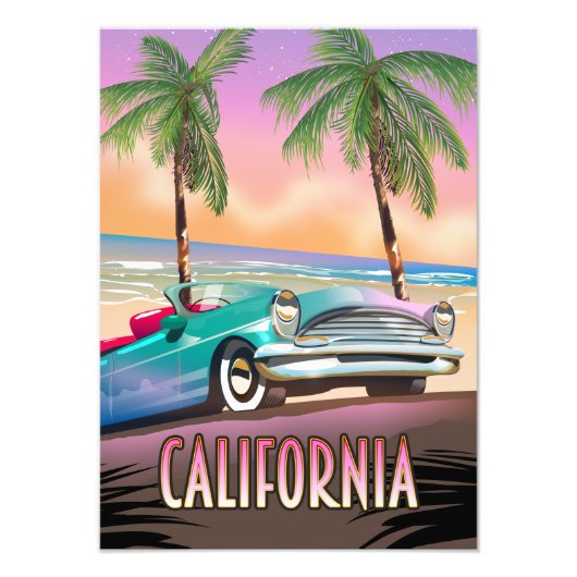California Paradise Sunset Fotodruck (Vorne)