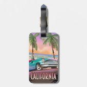 California Paradise Sunset Gepäckanhänger (Rückseite vertikal)