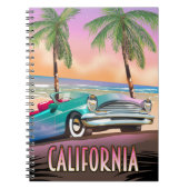 California Paradise Sunset Notizblock (Vorderseite)