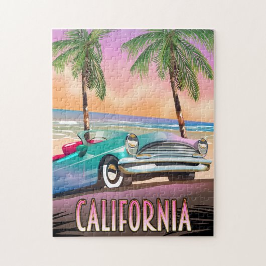 California Paradise Sunset Puzzle (Vertikal)