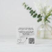 California Passport QR Code-Umschließungskarte Begleitkarte (Stehend Vorderseite)