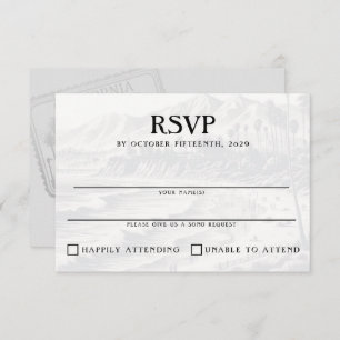 California Passport RSVP Karte