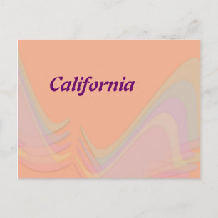 California Pastel Wings Postcard Postkarte