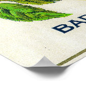 California Peel Label Poster (Ecke)