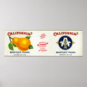 California Peel Label Poster (Vorne)