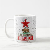 California Peeling Paint Decor Kaffeetasse (Links)