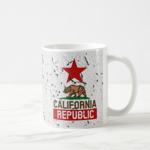 California Peeling Paint Decor Kaffeetasse