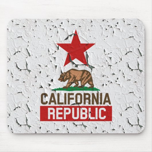 California Peeling Paint Decor Mousepad (Vorne)