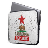 California Peeling Paint Style Laptopschutzhülle (Vorderseite Links)