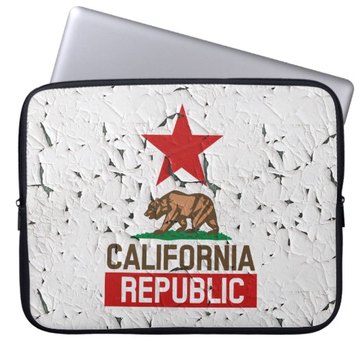California Peeling Paint Style Laptopschutzhülle (Vorderseite)