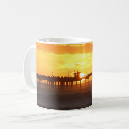 California Peer at Sunset Kaffeetasse (Vorderseite Links)