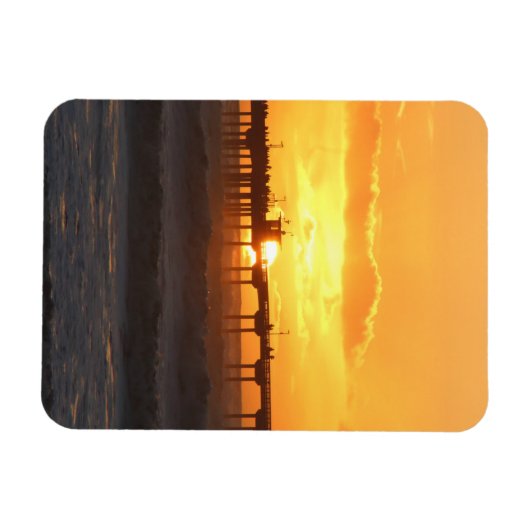 California Peer at Sunset Magnet (Horizontal)