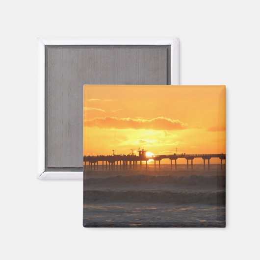California Peer at Sunset Magnet (Vorderseite/Rückseite)