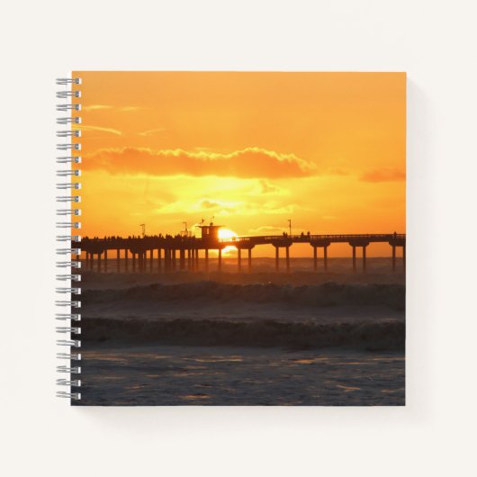 California Peer at Sunset Notizblock (Vorderseite)