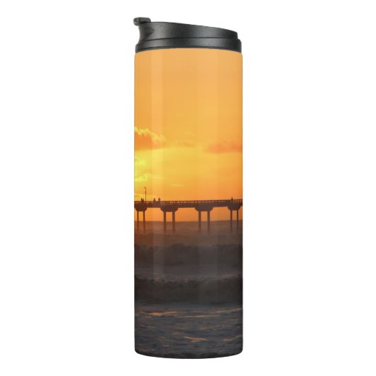 California Peer at Sunset Thermosbecher (Nach rechts gedreht)