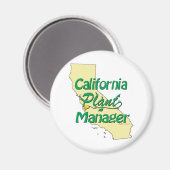 California Pflanzen Manager Magnet (Vorderseite/Rückseite)