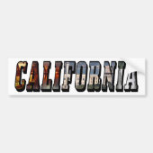 California Picture Text Autoaufkleber (Vorne)