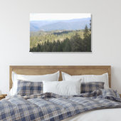 California Pine Trees Fotografy Leinwand (Insitu (Schlafzimmer))