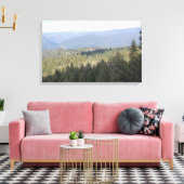 California Pine Trees Fotografy Leinwand (Insitu (Wohnzimmer))