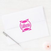 California Pink Logo Design #1 Aufkleber (Umschlag)