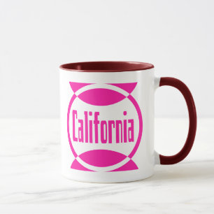 California Pink Logo Design #1 Tasse Cup