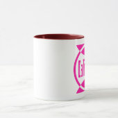 California Pink Logo Design #1 Tasse Cup (Zentrum)