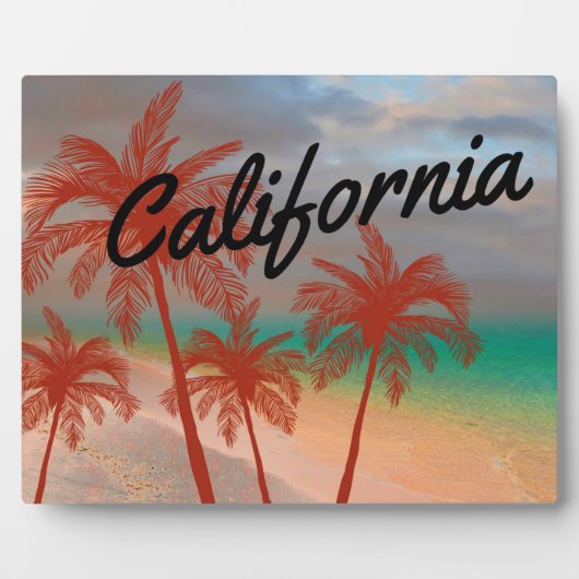 California Plaque Fotoplatte (Vorderseite)