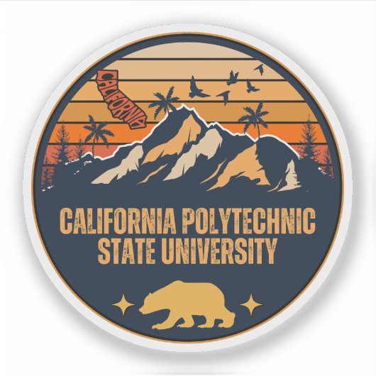 California Polytechnic Staat Universit, Kalifornie Aufkleber (Vorderseite)