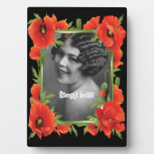 California Poppies Art Frame Plaque Fotoplatte (Vorderseite)