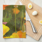 California Poppies Art Handtuch (Viertel Falte)