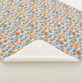 California Poppies Art Nouveau Sherpadecke (3/4)