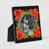 California Poppies Art Plaque Fotoplatte (Vorderseite)