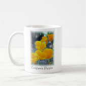California Poppies Coffee Tasse (Links)
