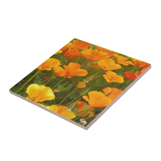California Poppies Fliese (Seite)
