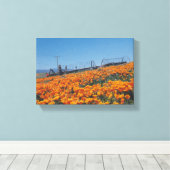 California Poppies Leinwanddruck (Insitu (Holzboden))
