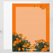 California Poppies Lined (Vorne/Hinten)