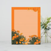 California Poppies Lined (Stehend Vorderseite)