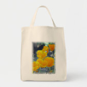 California Poppies Öko Friendly Grocery Bag Tragetasche (Vorne)