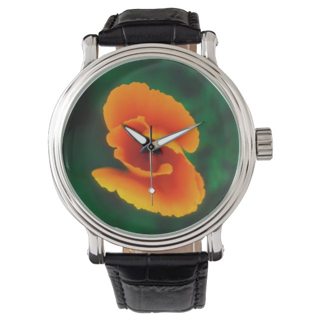 California Poppy Armbanduhr (Vorderseite)