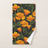 California poppy badhandtuch set (Handtuch)