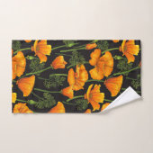 California poppy badhandtuch set (Handtuch)